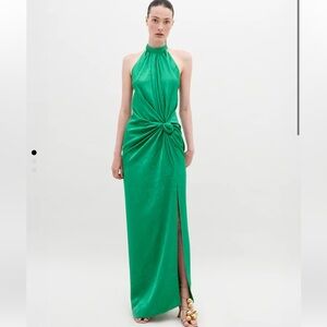 Silvia Tcherassi Tizziana Satin Maxi Dress